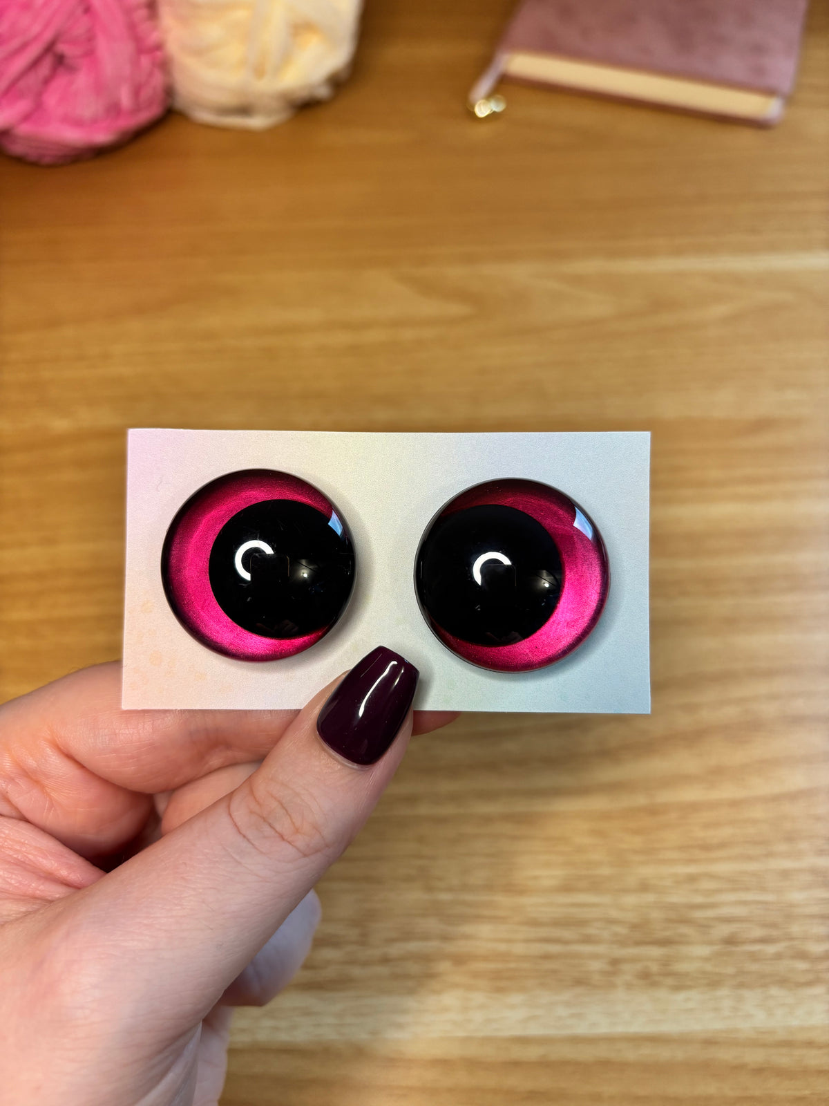 Yeux de sécurité personnalisés (30mm)- peints à la main