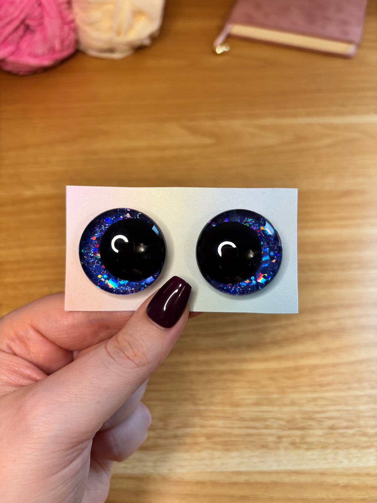 Yeux de sécurité personnalisés (30mm)- peints à la main