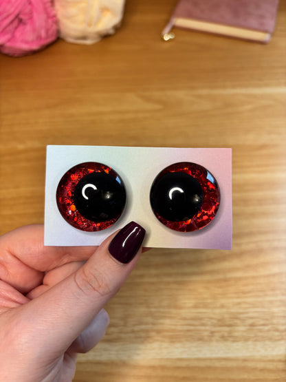 Yeux de sécurité personnalisés (30mm)- peints à la main