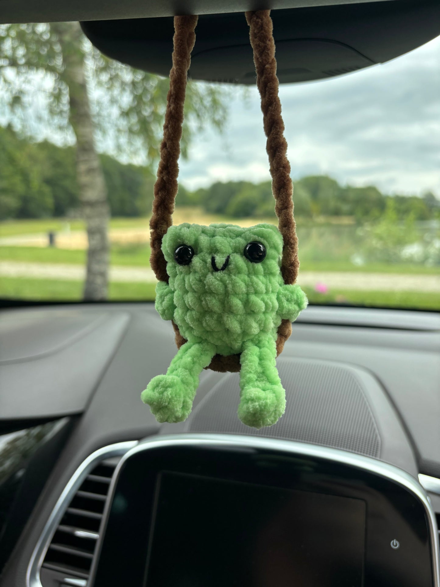 Patron grenouille pour rétroviseur