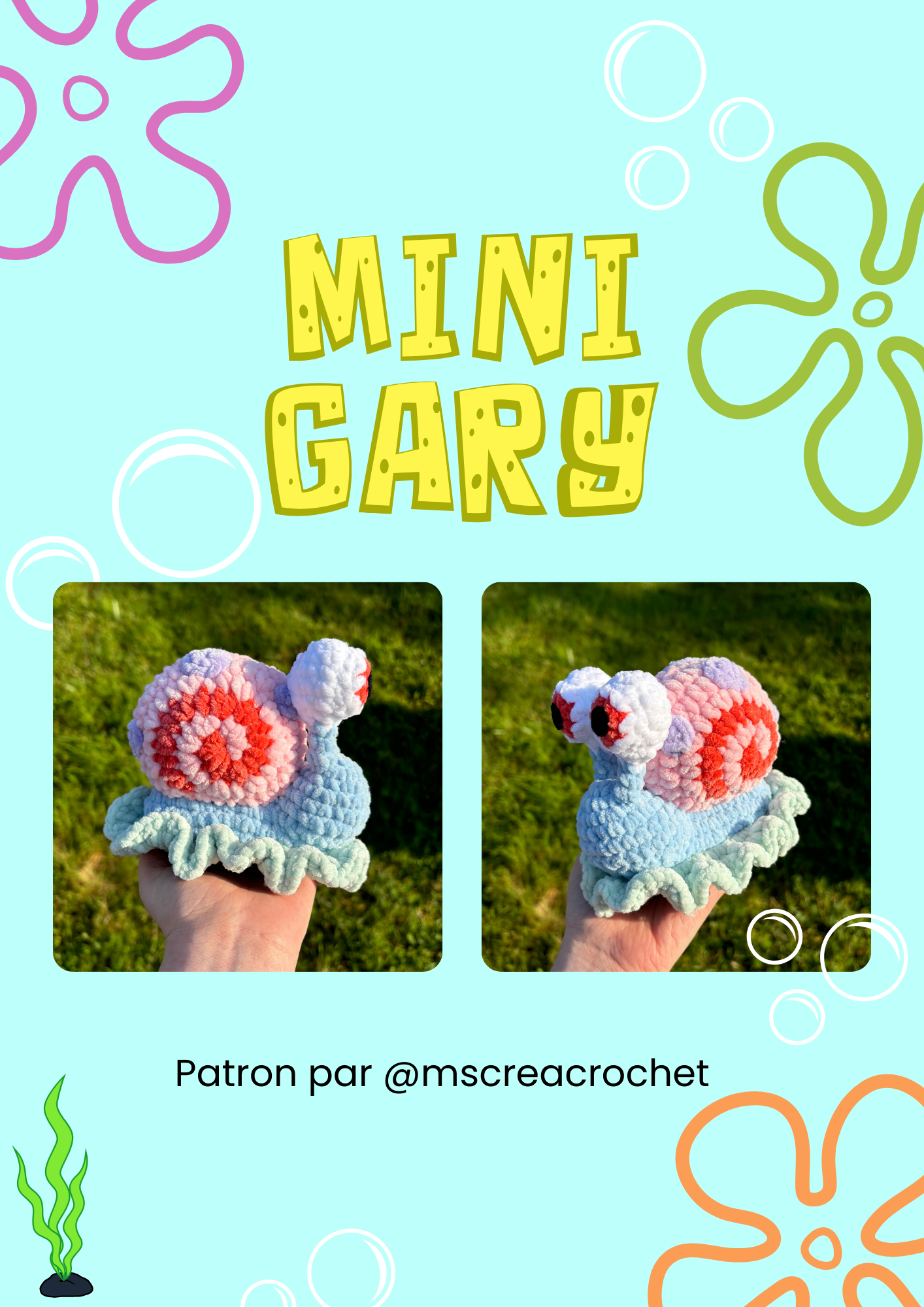 Patron mini Gary 🐌🫧