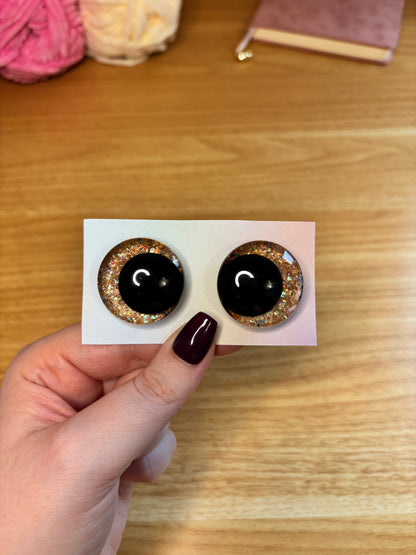 Yeux de sécurité personnalisés (30mm)- peints à la main