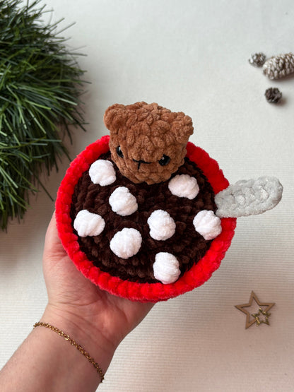 Patron ours chocolat chaud 🐻