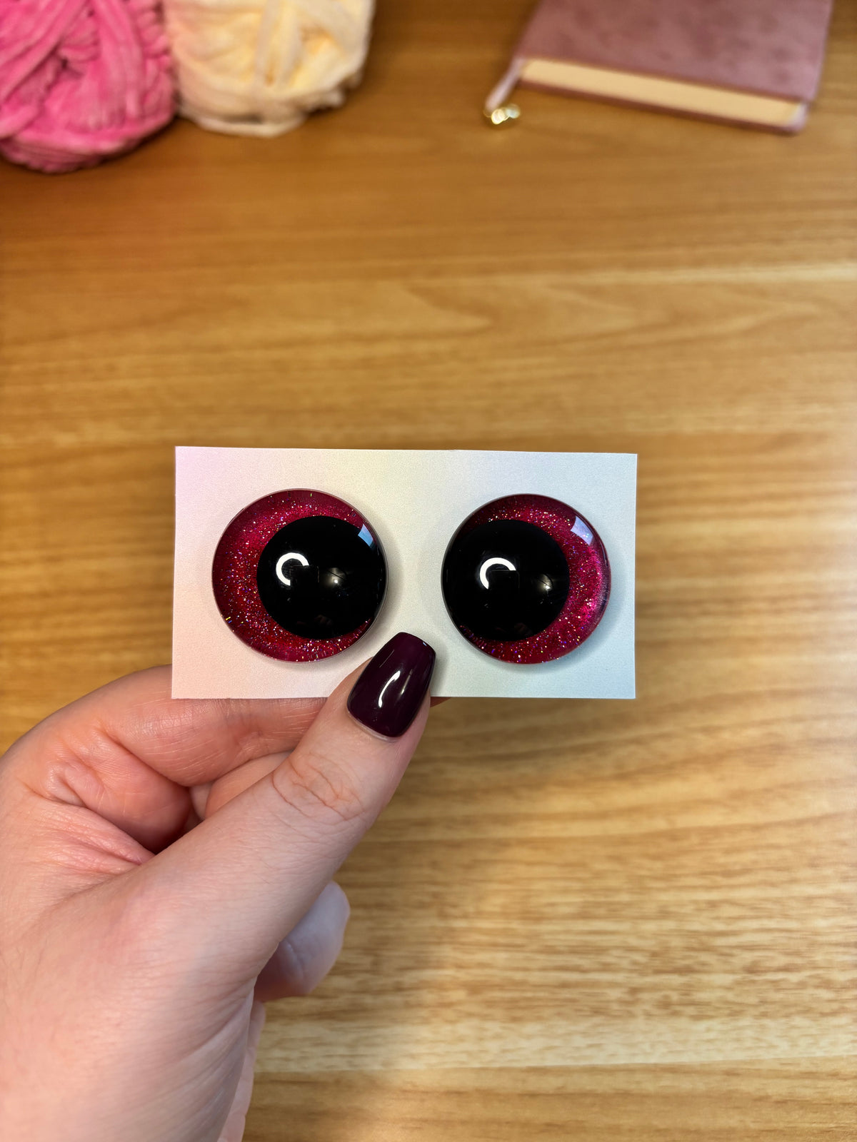 Yeux de sécurité personnalisés (30mm)- peints à la main