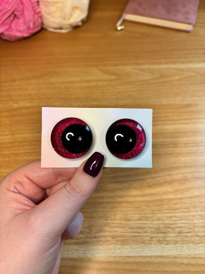 Yeux de sécurité personnalisés (30mm)- peints à la main