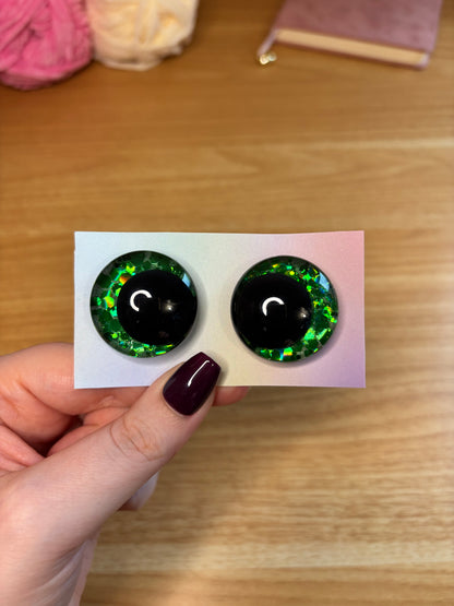 Yeux de sécurité personnalisés (30mm)- peints à la main