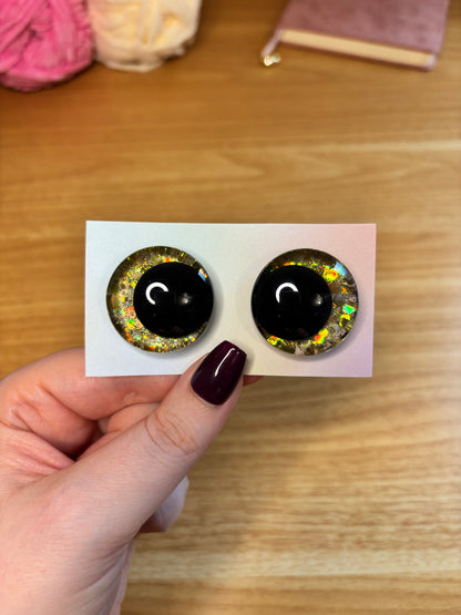 Yeux de sécurité personnalisés (30mm)- peints à la main