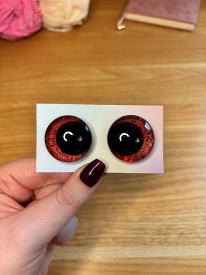 Yeux de sécurité personnalisés (30mm)- peints à la main