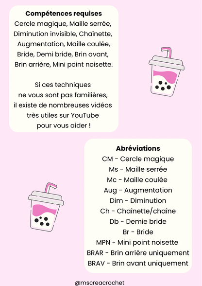 Patron Bubble tea fraise 🍓