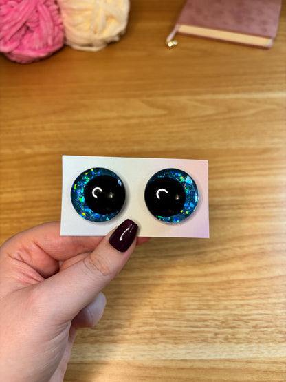 Yeux de sécurité personnalisés (30mm)- peints à la main