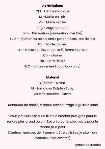 Patron cochon fleur